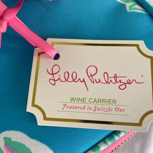 Lilly Pulitzer Insulated Cooler Beach Wine Tote Bag in Swizzle Out - Picture 5 of 9
